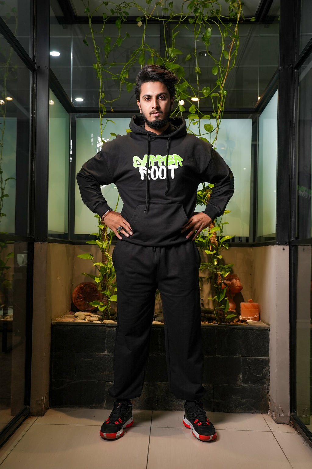 Velocity Black Tracksuit