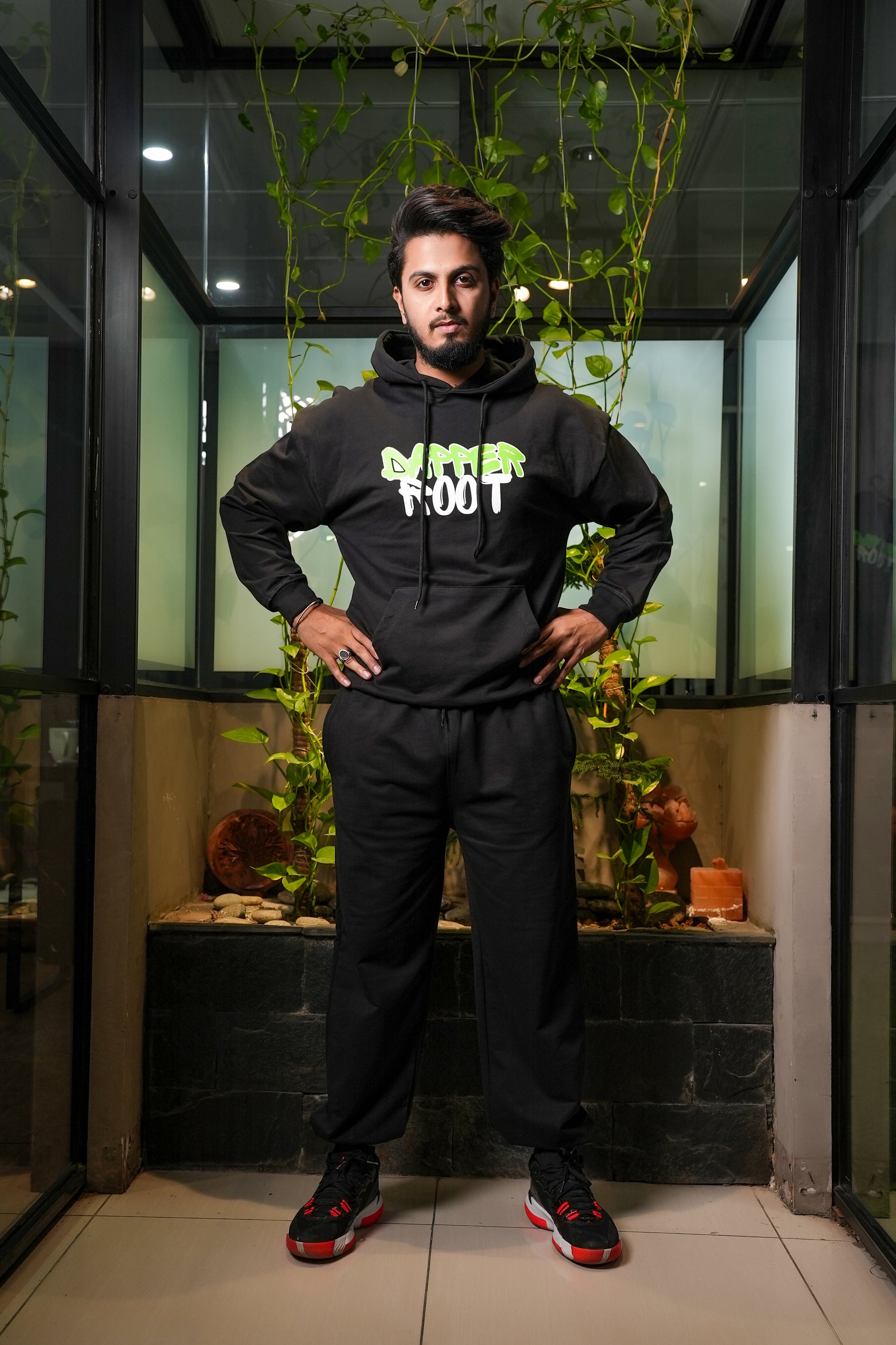 Velocity Black Tracksuit