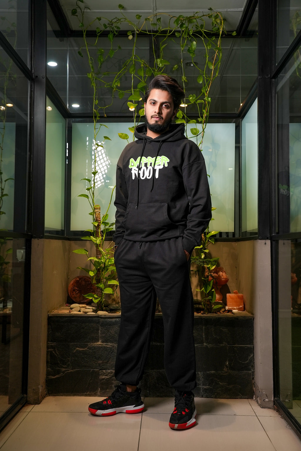 Velocity Black Tracksuit