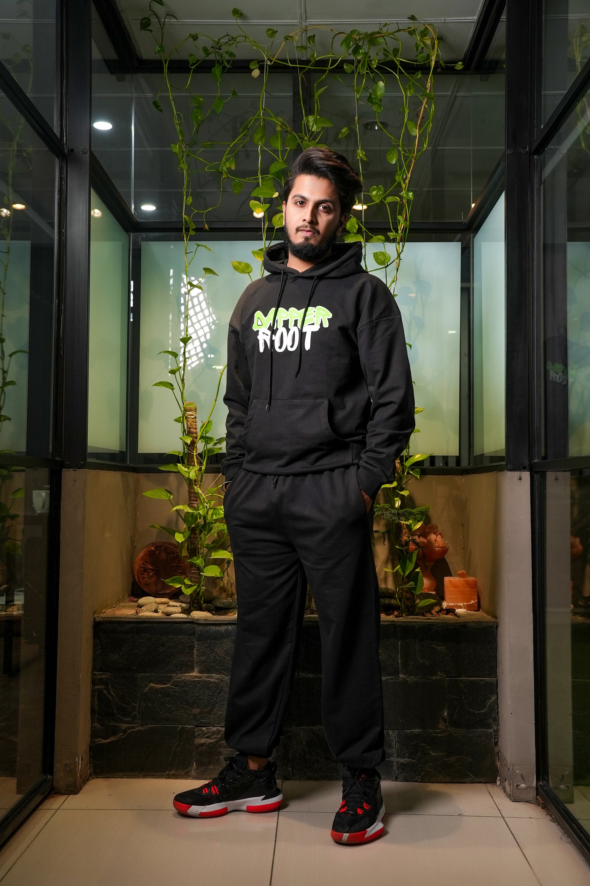 Velocity Black Tracksuit