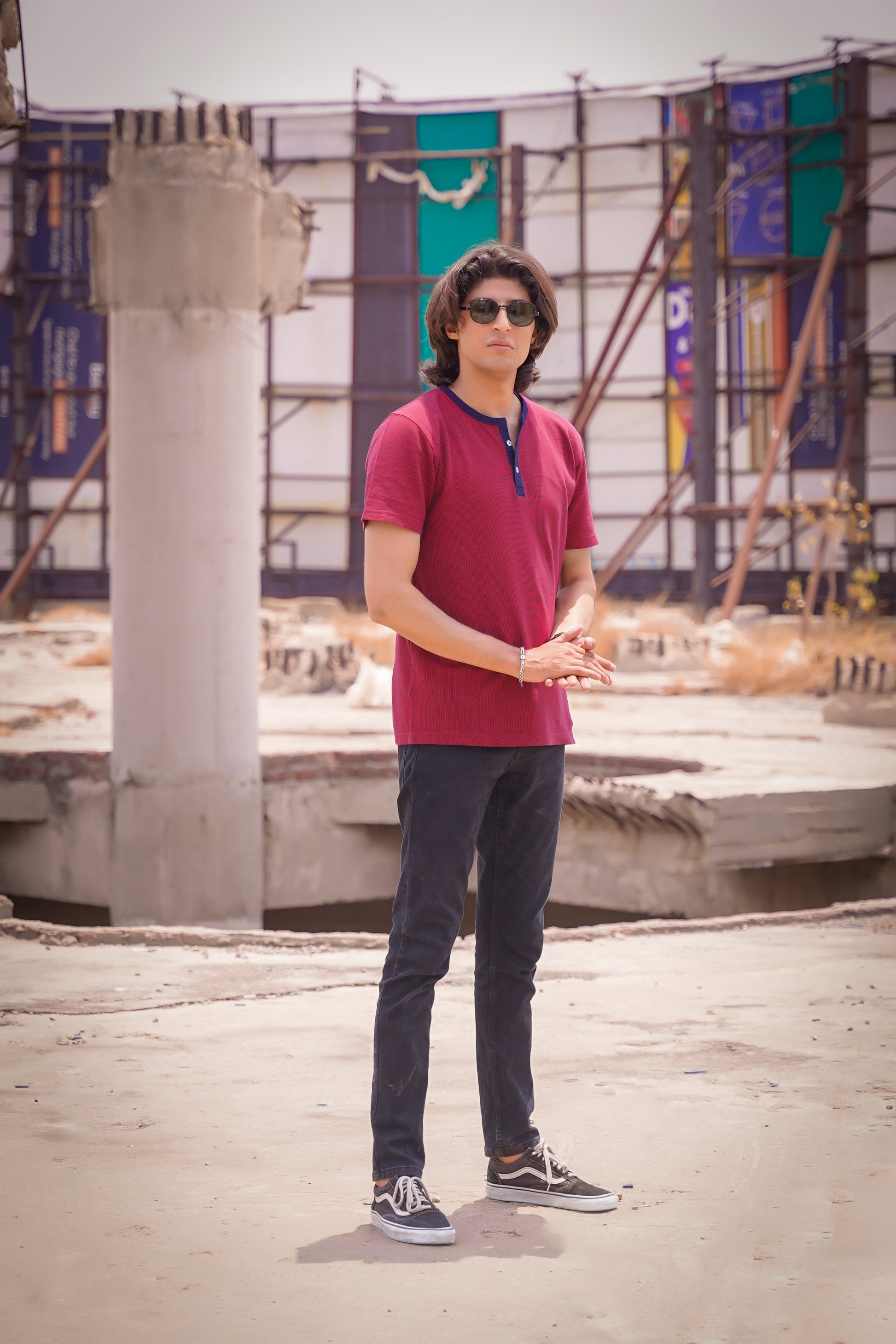 Premium Slim Fit Henley Tee