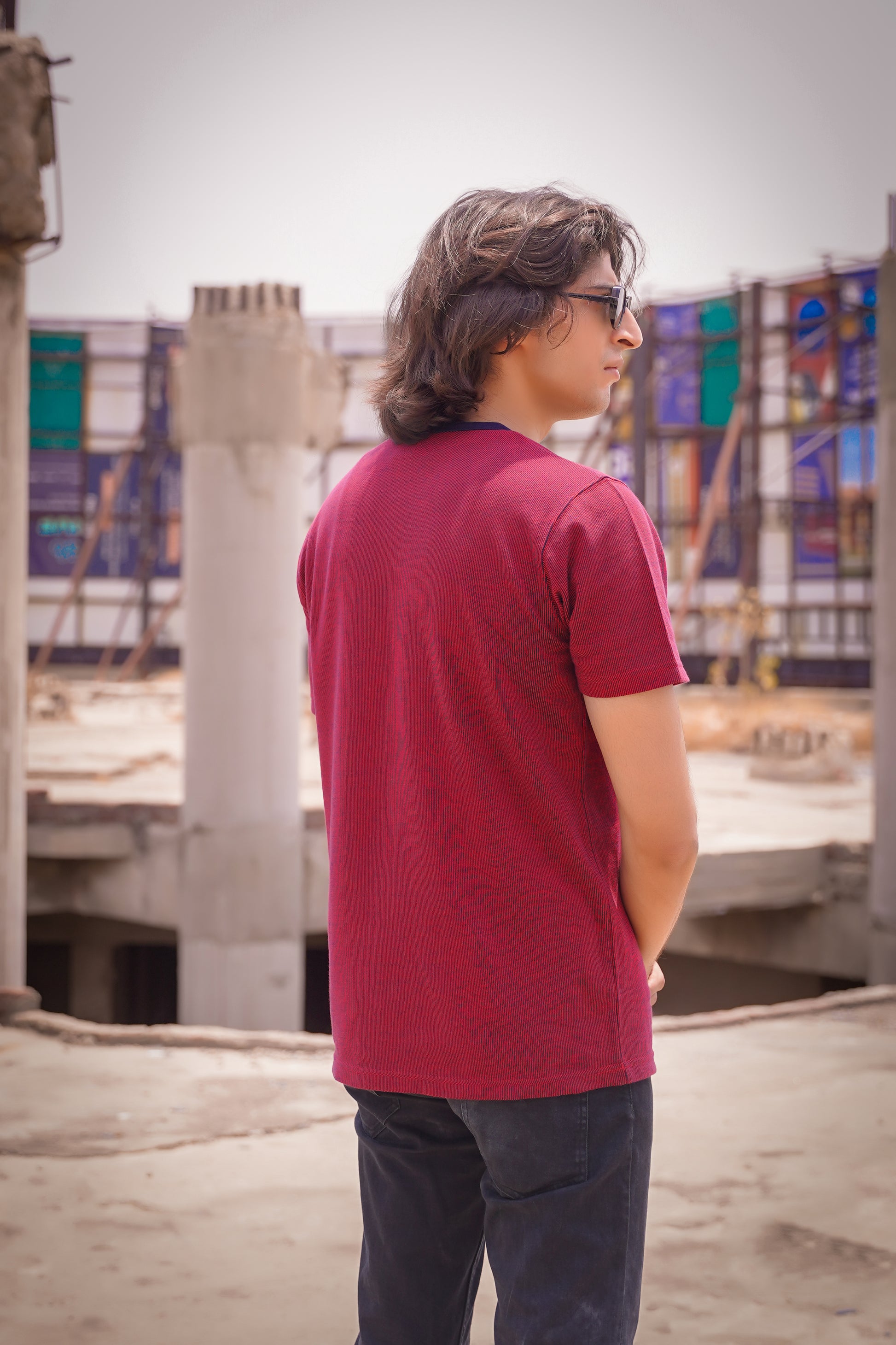 Premium Slim Fit Henley Tee
